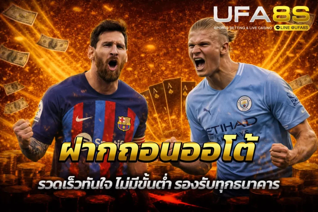 แทงบอลฝากถอนออโต้